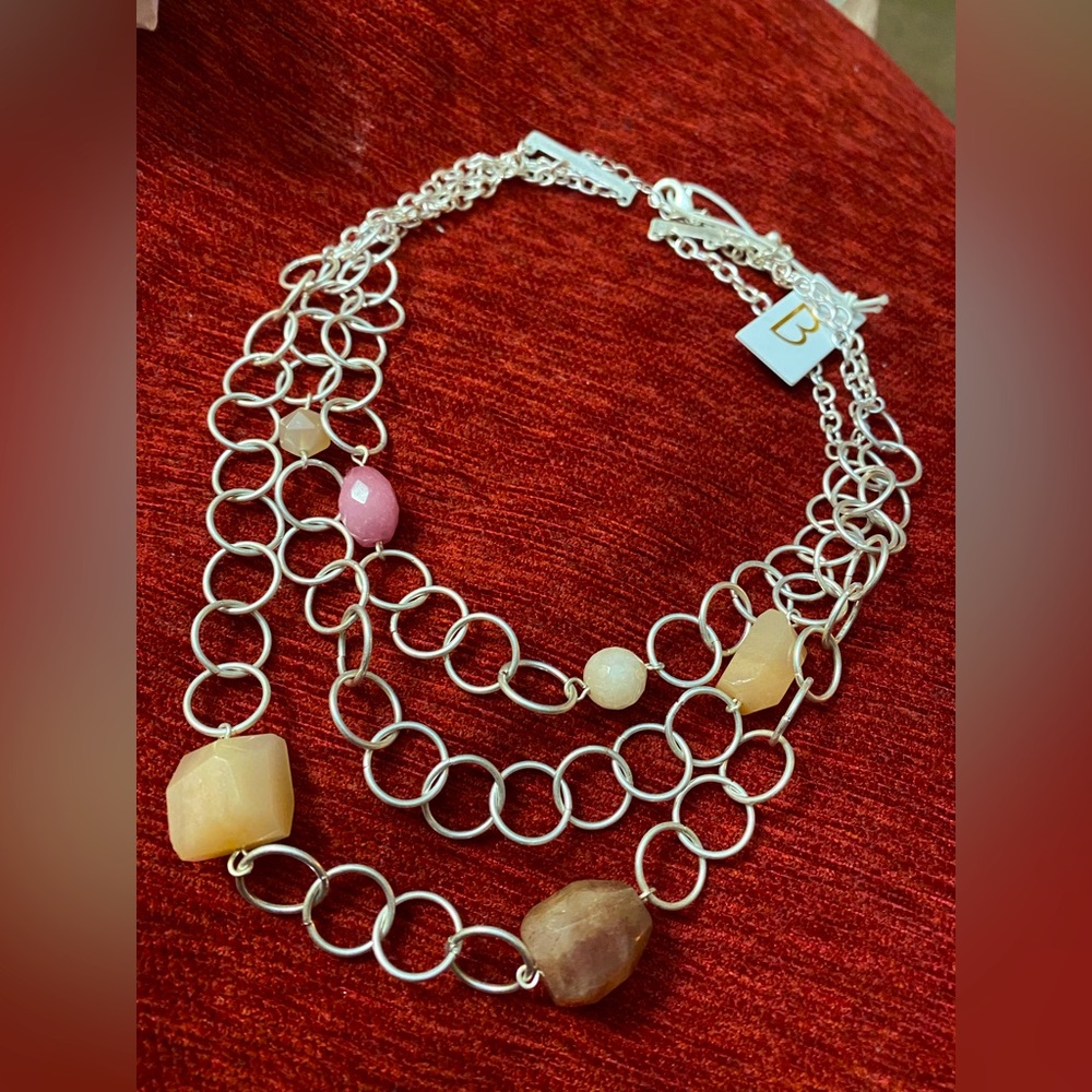 Chain Necklace Semi Precious